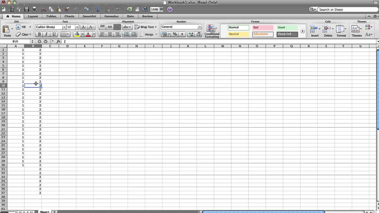 excel for macs free download